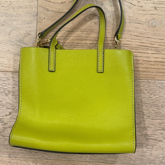 Marc Jacobs Lime Green Mini Crossbody Tote with Top Handles - Picture 8 of 9